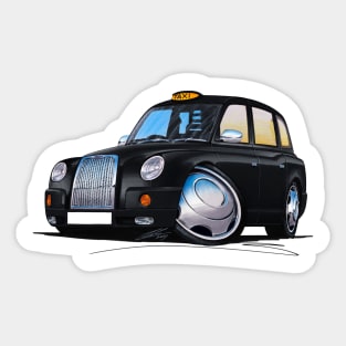 London TX4 Taxi Cab Black Sticker